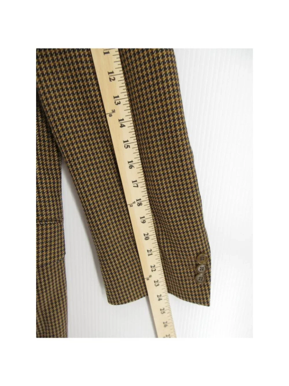 VTG Sport Coat 46 S Ermenegildo Zegna Cloth Blazer Tweed Houndstooth